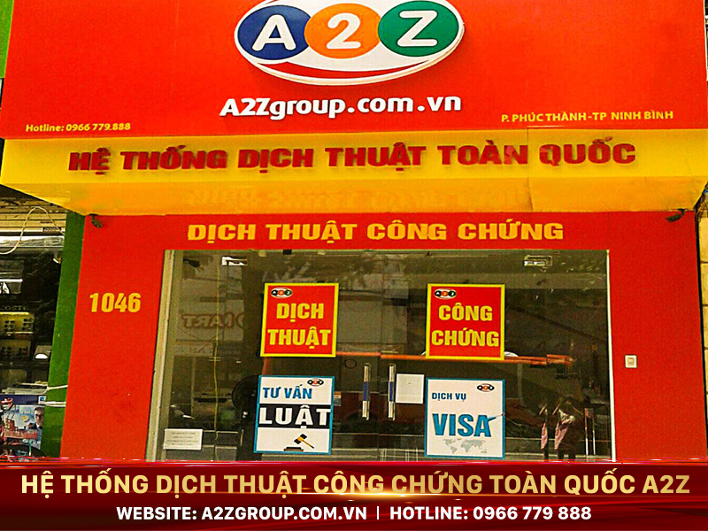 Dịch Văn Bản Cá Nhân Tại A2Z Huyện Lương Tài